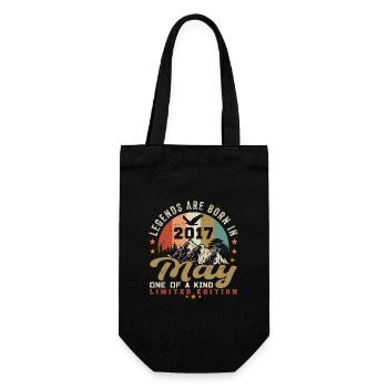 Mai 2017 Geburtstagsgeschenk Mai 2017 - 2017 Mai - Geschenkbeutel für Flaschen - Schwarz - Vorne