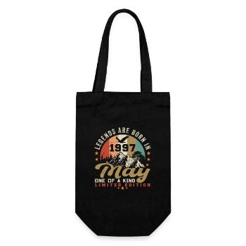 May 1997 Birthday Present May 1997 - May 1997 - Gift Bag for Bottles - black - Front