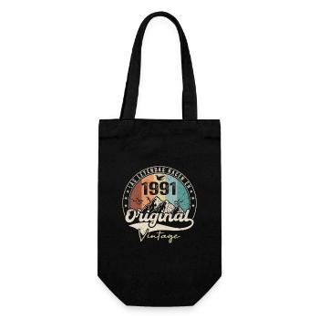 Rétro 1991 Cadeau Anniversaire 1991 Vintage 1991 - Sac à bouteille - noir - Devant