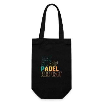 Eat Sleep Padel Repeat - Sac à bouteille - noir - Devant