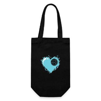 I love water polo hobby water sports - Gift Bag for Bottles - black - Front