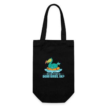I Just Really Like Dodo Birds, ok? Mauritius - Gift Bag for Bottles - black - Front