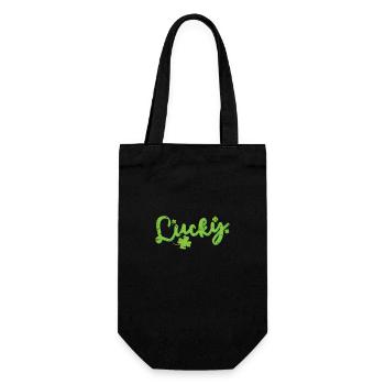 Heureux Irlandais de la Saint-Patrick - Sac à bouteille - noir - Devant