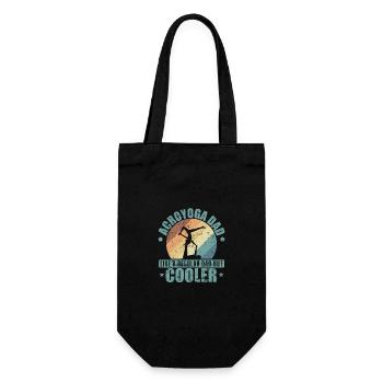 Acroyoga Papa Comme un Papa Normal mais Plus Cool - Sac à bouteille - noir - Devant