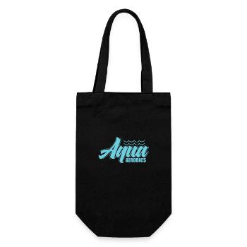 Aqua Aerobics Sport Gesundheit - Geschenkbeutel für Flaschen - Schwarz - Vorne