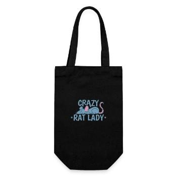 Crazy Rat Lady Rongeur de compagnie - Sac à bouteille - noir - Devant