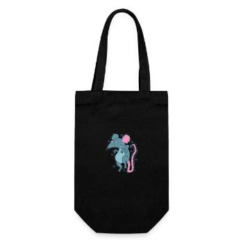 small rat pet rodent - Gift Bag for Bottles - black - Front