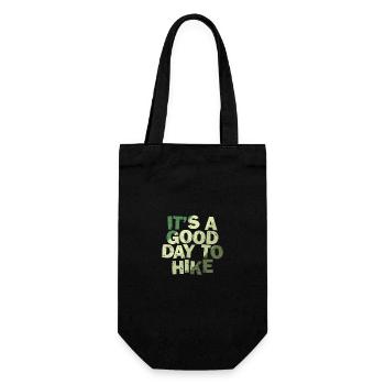 It's a good Day to Hike Nature - Gift Bag for Bottles - black - Front