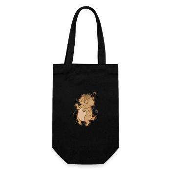 Lemming aime la musique Rongeur - Sac à bouteille - noir - Devant