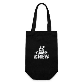 Camp Crew Vacation Mountains Freedom - Gift Bag for Bottles - black - Front