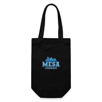 Mesa Arizona Stadt in den USA - Geschenkbeutel für Flaschen - Schwarz - Vorne