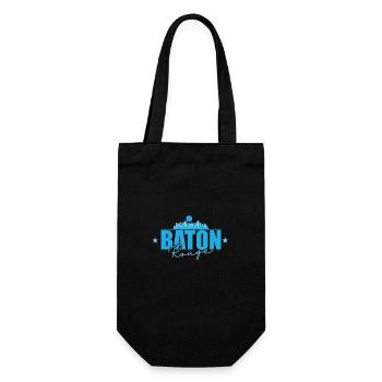 Baton Rouge, a city in the U.S. state of Louisiana - Gift Bag for Bottles - black - Front