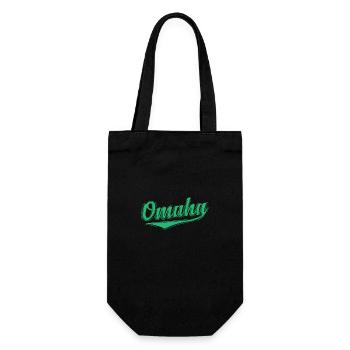 Omaha, Nebraska City, États-Unis - Sac à bouteille - noir - Devant