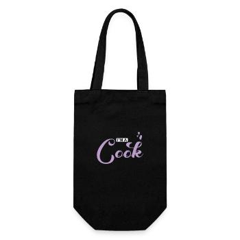 I'm a Cook Cooking Food Kitchen - Gift Bag for Bottles - black - Front