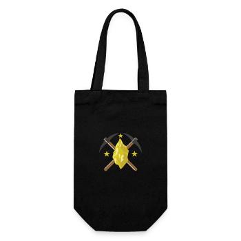 Aurum Nugget with Picking - Gift Bag for Bottles - black - Front