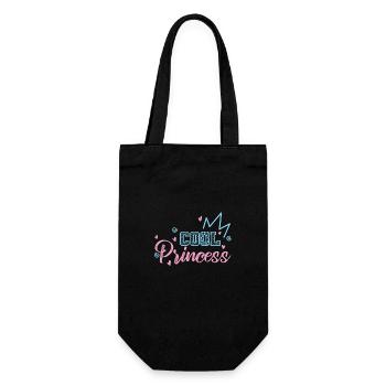 Cool Princess Hobby Beauty Girl - Gift Bag for Bottles - black - Front