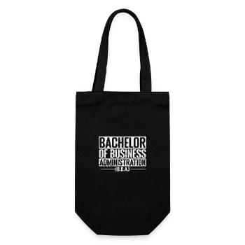 Bachelor of Business Administration Unternehmensfü - Geschenkbeutel für Flaschen - Schwarz - Vorne