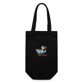 friendly dodo - Gift Bag for Bottles - black - Front
