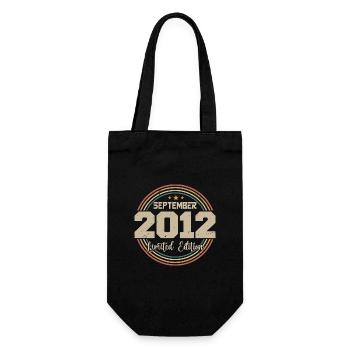September 2012 Birthday Gift 2012 - Gift Bag for Bottles - black - Front