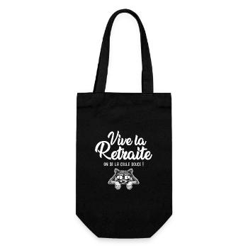 cadeau retraite homme retraité vive la retraite - Sac à bouteille - noir - Devant