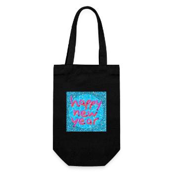 Bonne année ! - Sac à bouteille - noir - Devant
