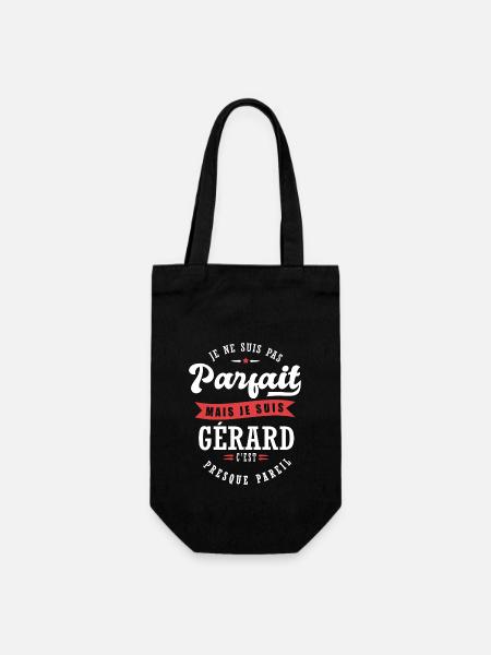 Gérard Parfait Cadeau prenom gerard - Sac à bouteille - noir