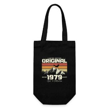 1979 né anniversaire Vintage cadeau Vintage - Sac à bouteille - noir - Devant