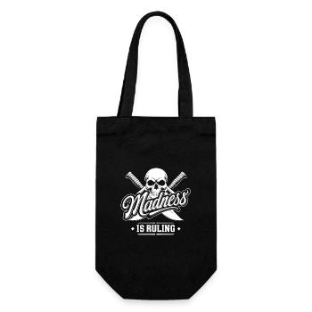 Madness rules the world Motivation Hope - Gift Bag for Bottles - black - Front
