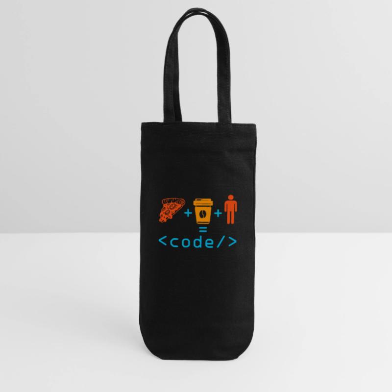 Programmeur, Codeur, Ordinateur, Nerd, Geek, Codage, Drôle Sac à bouteille