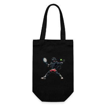 Panther Big Cat Joueur de tennis Club de tennis - Sac à bouteille - noir - Devant