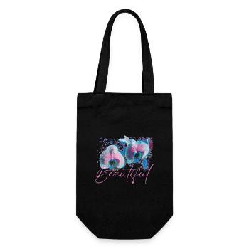 Fleurs Beautiful Aphrodite - Sac à bouteille - noir - Devant