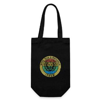 66e anniversaire Sauvage, libre et indompté depuis 08/1958 - Sac à bouteille - noir - Devant