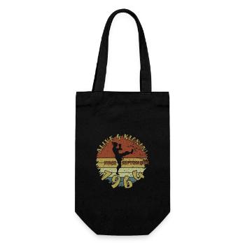 60. Geburtstag Alive and kickin since 09/1964 - Gift Bag for Bottles - black - Front