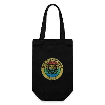 65ème anniversaire Sauvage, libre & indompté depuis 09/1959 - Sac à bouteille - noir - Devant