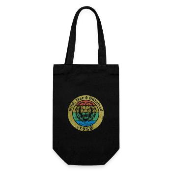 66e anniversaire Sauvage, libre et indompté depuis 09/1958 - Sac à bouteille - noir - Devant