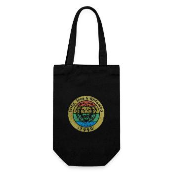 30. Geburtstag Wild, free & untamed since 10/1994 - Geschenkbeutel für Flaschen - Schwarz - Vorne