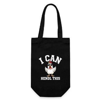 Je peux le faire, éleveur de poulets - Sac à bouteille - noir - Devant