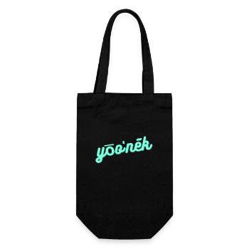 Einzigartig / unique - Geschenkbeutel für Flaschen - Schwarz - Vorne