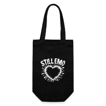 Immernoch Emo! Goth Emo Alternativ Aesthetic - Geschenkbeutel für Flaschen - Schwarz - Vorne