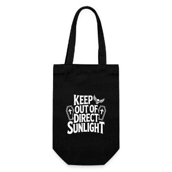 Keep out of direct sunlight! Vampire Goth Emo - Gift Bag for Bottles - black - Front