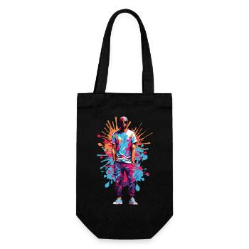 Hipsters cool - Sac à bouteille - noir - Devant