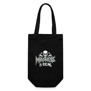 Madness rules the world Motivation Hope - Gift Bag for Bottles - black - Front