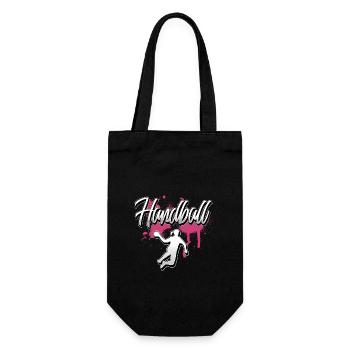 Handball, handballeur, handballeur - Sac à bouteille - noir - Devant