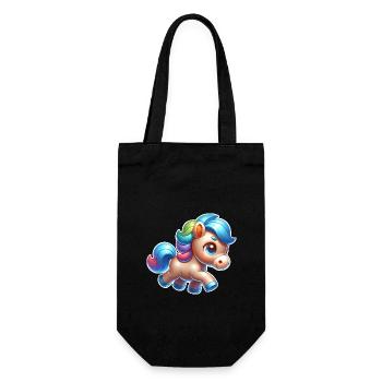 Pony - Gift Bag for Bottles - black - Front