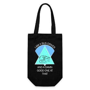 Bus Bus Driver School Bus Bus Bus Driver - Gift Bag for Bottles - black - Front