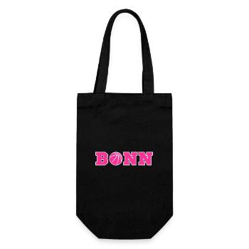 Bonn, my city! - Gift Bag for Bottles - black - Front
