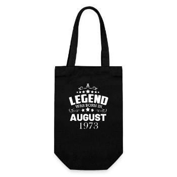 Une légende est née en août 1973 - Sac à bouteille - noir - Devant