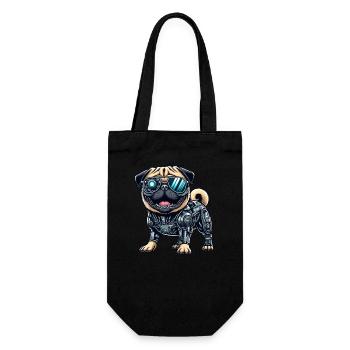 Carlin Cyborg - Chien robot bionique - Sac à bouteille - noir - Devant