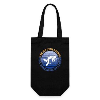 Je fais mes propres cascades en travaillant toujours sur mon atterrissage - Sac à bouteille - noir - Devant