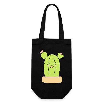 laughing cactus - Gift Bag for Bottles - black - Front